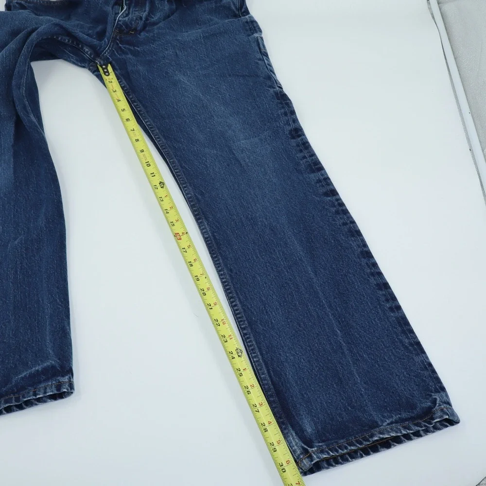 Kitanica Mens Tactical Denim Jeans Made in USA Dark Wash Straight Leg Size 36x30